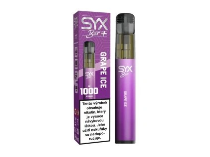 SYX Bar Grape Ice elektronická cigareta