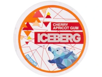 Iceberg Cherry Apricot Gum Medium nikotinové sáčky