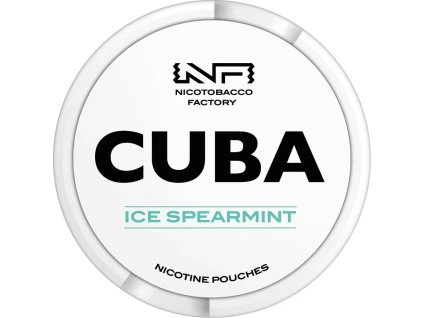 Cuba White Ice Spearmint nikotinové sáčky