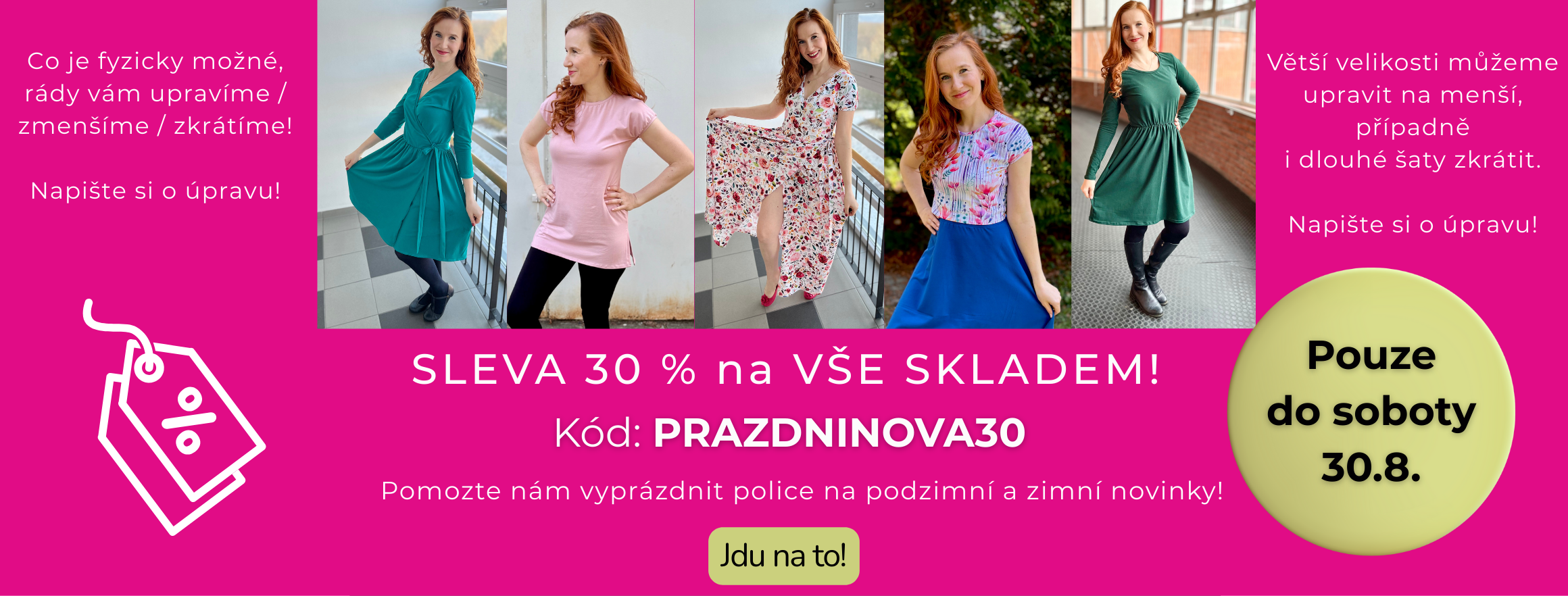 sleva 30 % na skladovky