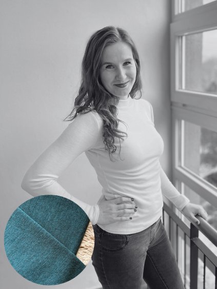 Merino triko | petrolej