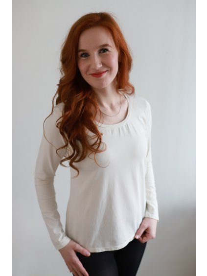 UNI triko - smetanová| biobavlna