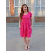 Šaty Maja - magenta | biobavlna