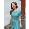 Šaty Maja - aqua | biobavlna
