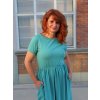 Šaty Maja - aqua | biobavlna