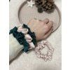 50 4 pudrovka mini satenova scrunchie