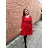 Šaty Maja - červené | biobavlna