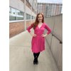 Dlouhé šaty Malia - magenta | biobavlna