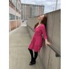 Oboustranné šaty Malia - magenta | biobavlna