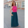 Crop top Mira - magenta| biobavlna