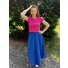 Sukně Alma královsky modrá | biobavlna