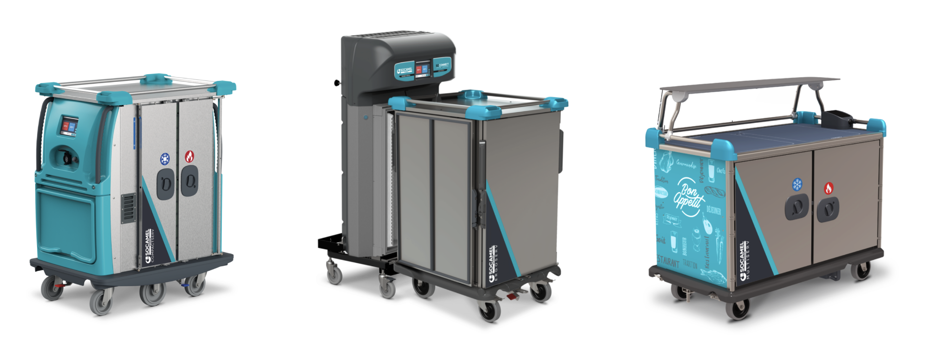 Vhodné pro: Aktivní systém distribuce stravy SOCAMEL