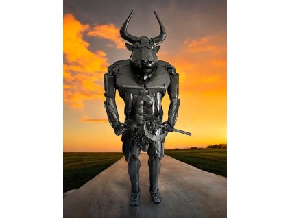 Socha Minotaura ART 2.25M jedinečný kus v Evropě. Exteriér