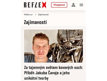 Sochy od Jakuba Čavoje. REFLEX