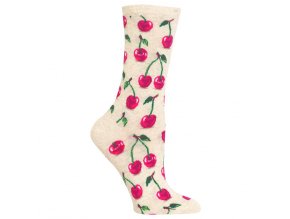 Hot Sox Women s Cherries Crew Socks 047852187596