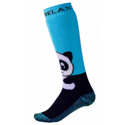 Podkolienky Relax Panda modré (Veľkosť 3XS)