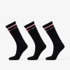 Black red stripes 3pack