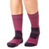 HIKE Wmns Midweight Merino Performance Boot Berry leg1