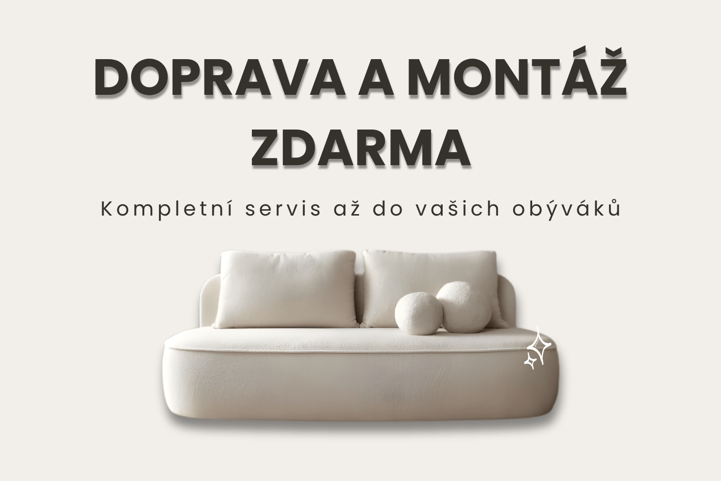 Doprava + montáž zdarma