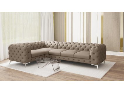 Chelsea Naroznik 1+E+3 tk. Enjoy 2 nogi srebrne (2)