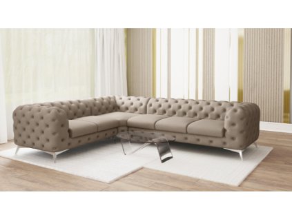 Chelsea Naroznik 2+E+3 tk. Enjoy 2 nogi srebrne (2)