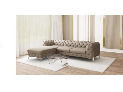 Chelsea Bis Naroznik OT+2,5 tk. Enjoy 2 nogi srebrne (2)