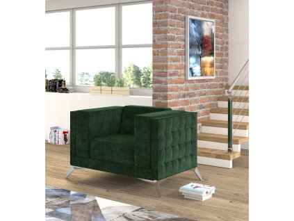 Designové Křeslo GUSTO (Barva Smaragdová)