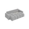 Rohová sedací souprava se spací funkcí LUKI L (Barva světle šedá)