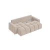 Rohová sedací souprava se spací funkcí LUKI L (Barva světle šedá)