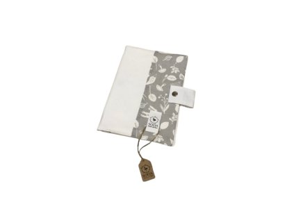 Plenkovník - bílá bavlna, šedá se zvířátky v lese