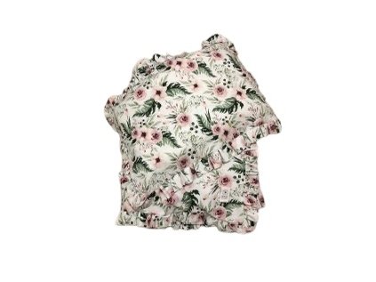 Povlečení EXCLUSIVE - bílá s květy