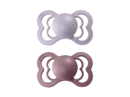 BIBS Supreme cumlik z prirodneho kaucuku 2ks DustyLilacHeather