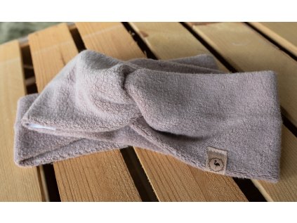 Beránková čelenka světle hnědá