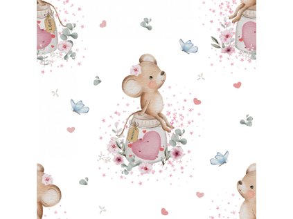 Myš Sbírání Lásky Bílá