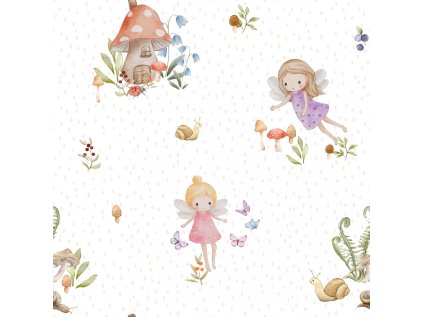 Lesní víly bílý štětec