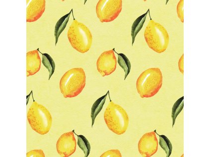 Velké zářivě žluté letní citrony