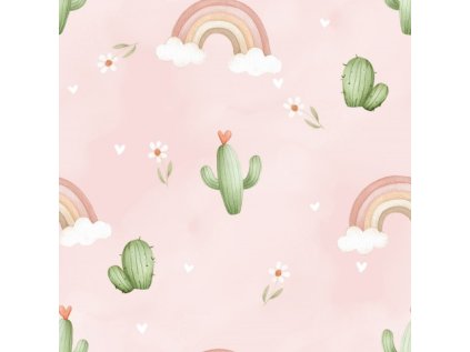 kaktus světle růžový