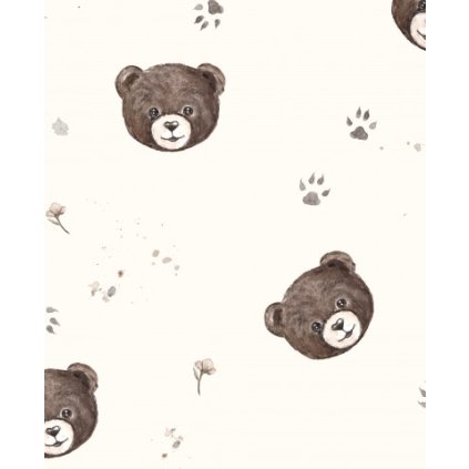 čokoládový medvídek 30x30 béžový