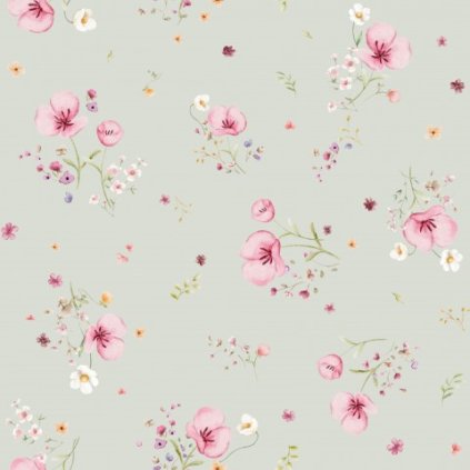 Floral Eliana Mint Medium