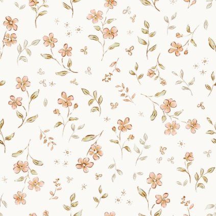 Floral Louise OffWhite Medium