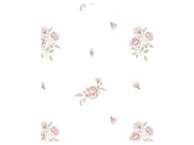 Pink roses small white