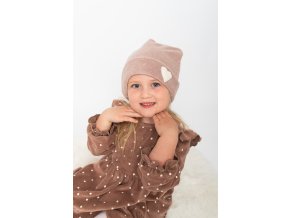 Teplá zimní čepička "Beránek" ❄️🧡 - hnědá