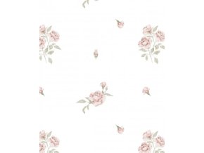 Pink roses small white