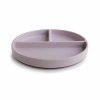 Mushie silikonovy tanier s prisavkou soft lilac II