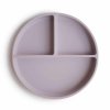 Mushie silikonovy tanier s prisavkou soft lilac
