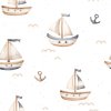 Tiny sailboat White