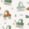 Cool bulldozers Green Brown