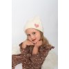 Teplá zimní čepička "Beránek" ❄️🧡 - krémová