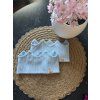 Korunková čelenka žebro baby blue