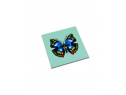 Montessori dřevěné puzzle motýl